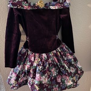 Floral Purple Kids Costume